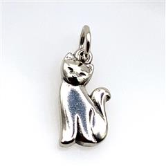 James Avery Cat Sterling Silver Charm